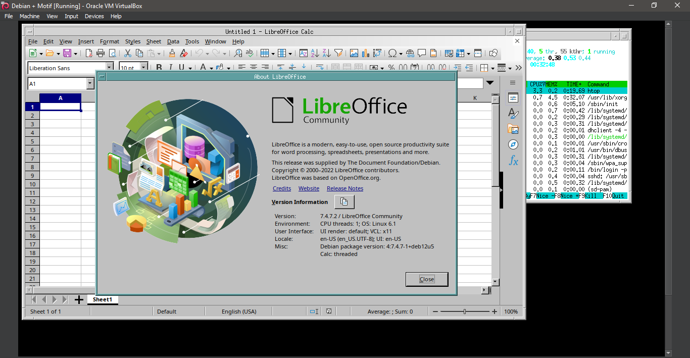 Running Motif Window Manager